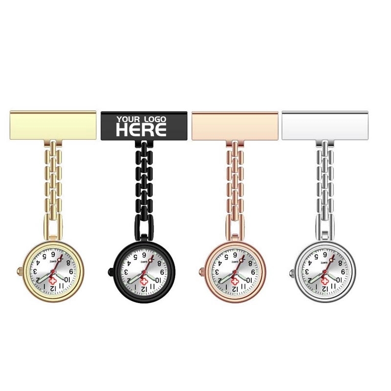 Medical Pocket Metal Luminous Nurse Watch withe Box 3