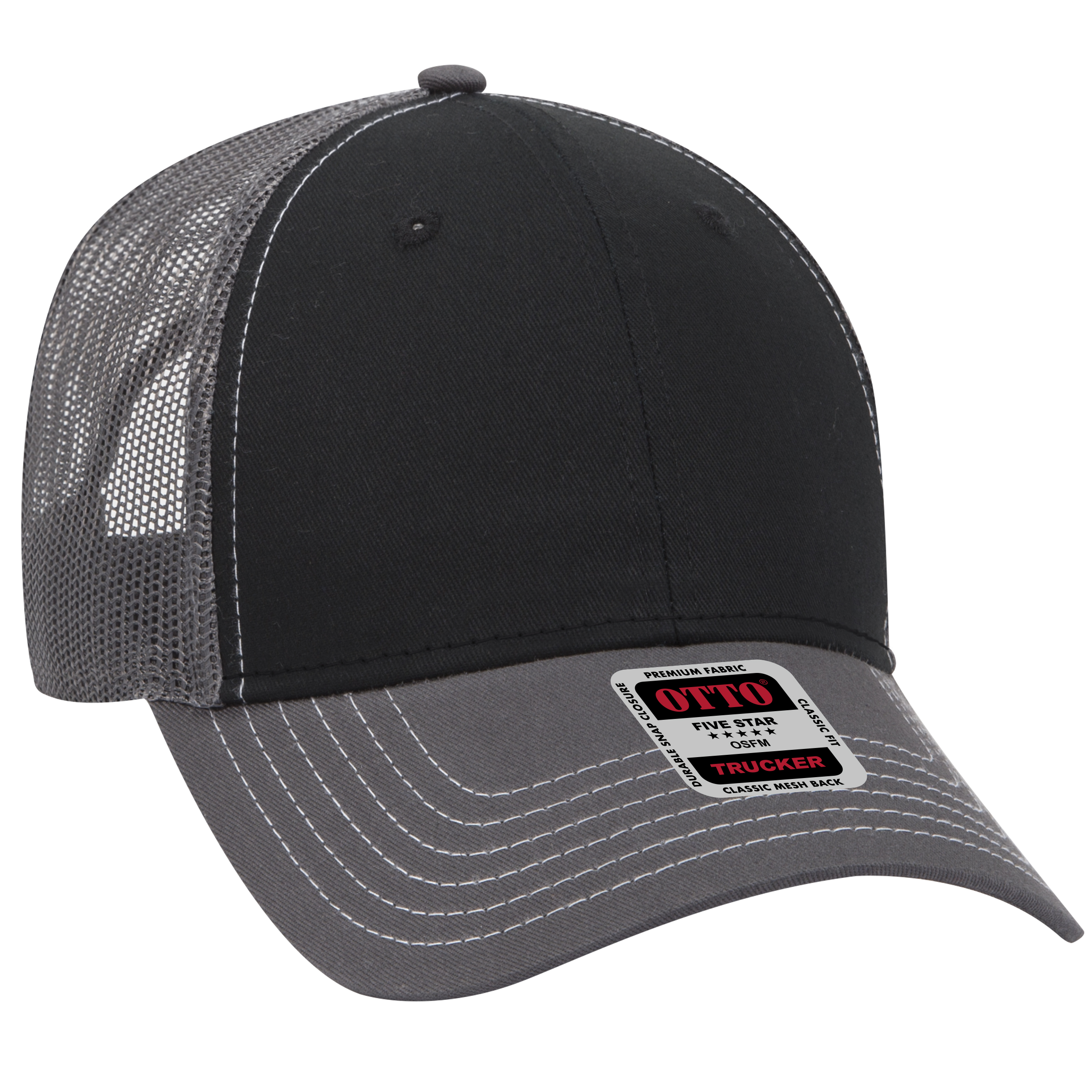 OTTO CAP® 6 Panel Low Profile Mesh Back Trucker Hat 77
