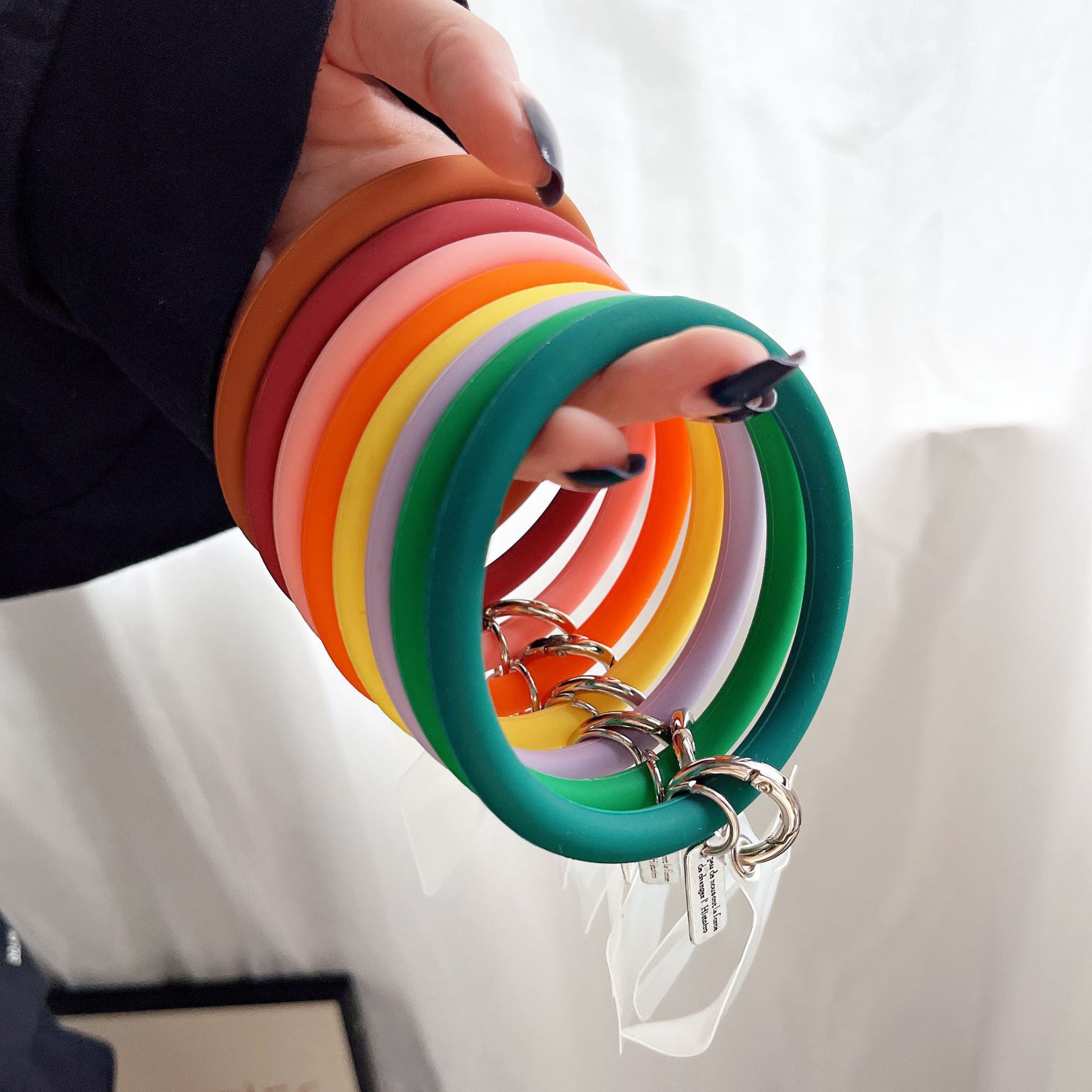Mobile phone silicone lanyard 2