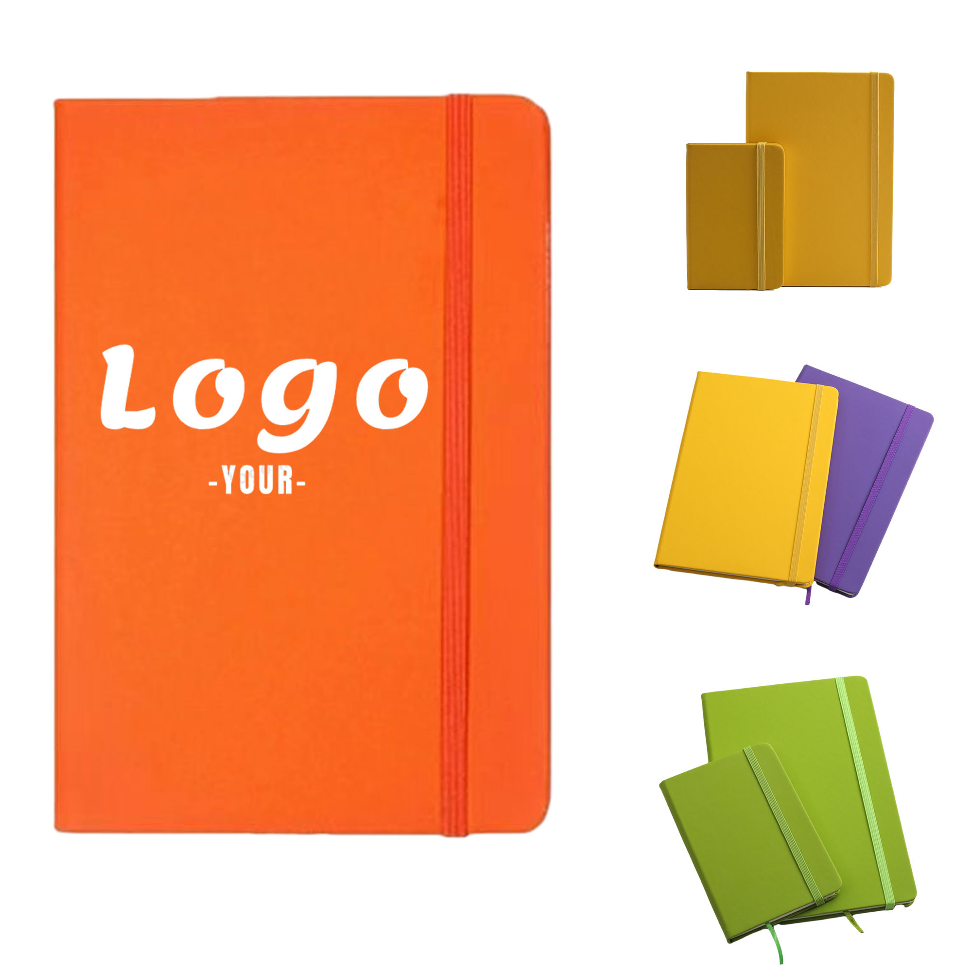 A5 Elastic-Banded Soft Leather Writing Journal 1