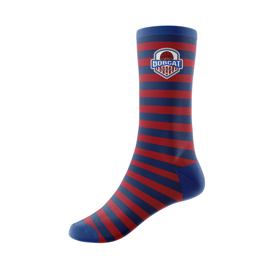 Jacquard Weave 144-Needle Calf Basketball Socks w/ Cushion 2