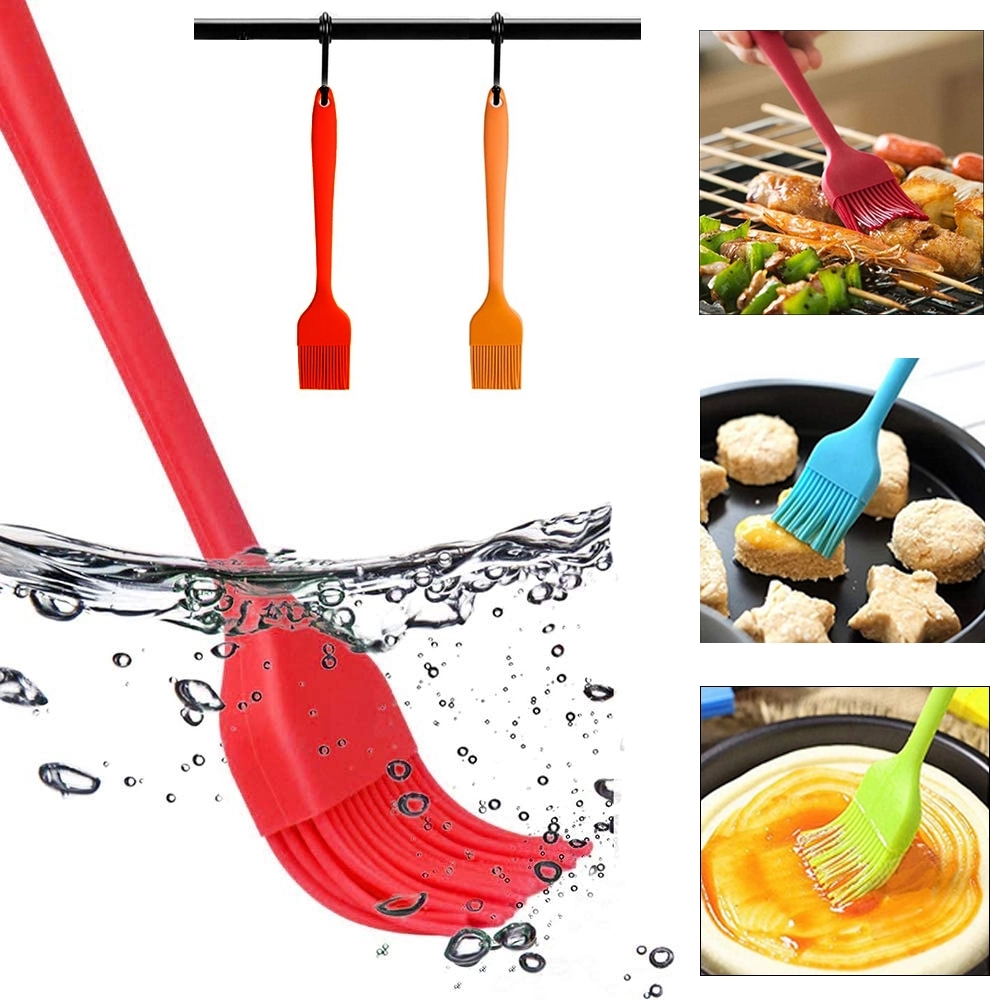 8'' Silicone Basting Brush for Cooking Baking Food 2