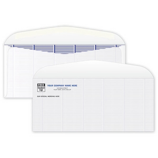 Envelopes, Secure Blue Tint #9 1