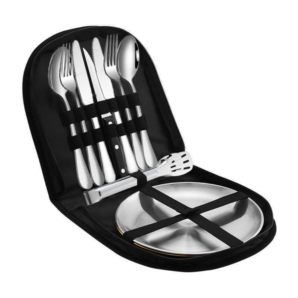 Portable Outdoor Stainless Steel Cutlery Set 4