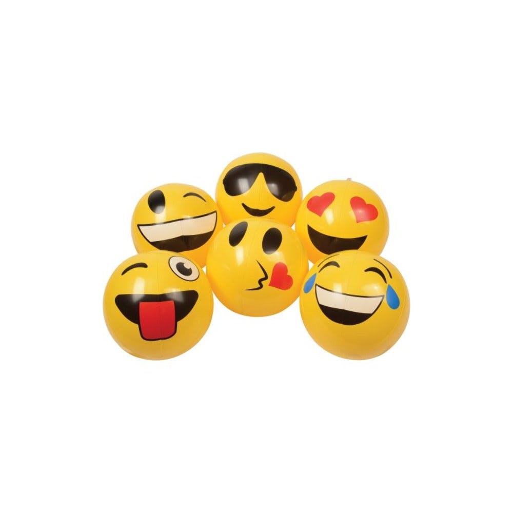 Inflatable Emoji Balls - Assorted 2