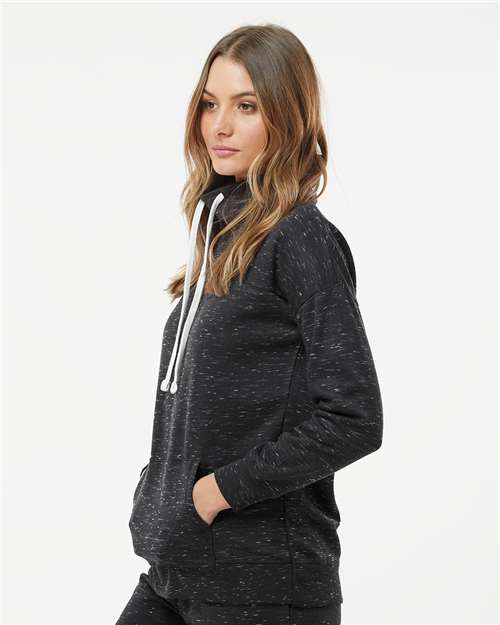 Women's Mélange Fleece Cowl Neck Sweatshirt - 8673 27