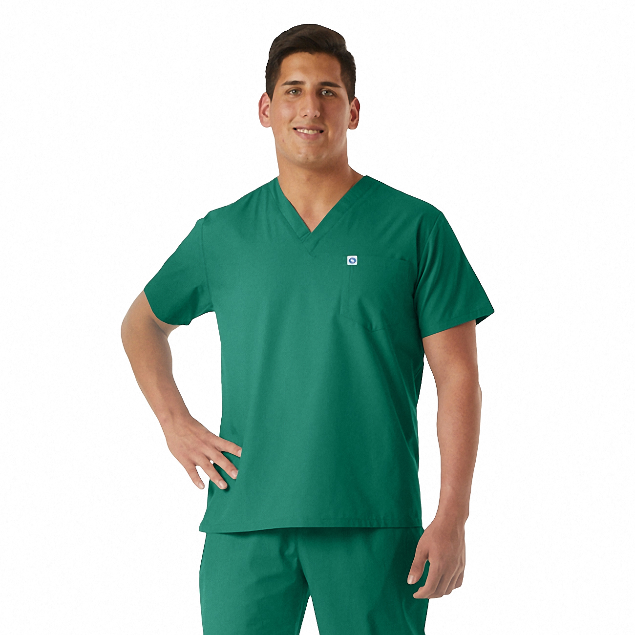 UltraSoft Unisex V-Neck 1-Pocket Scrub Top 8