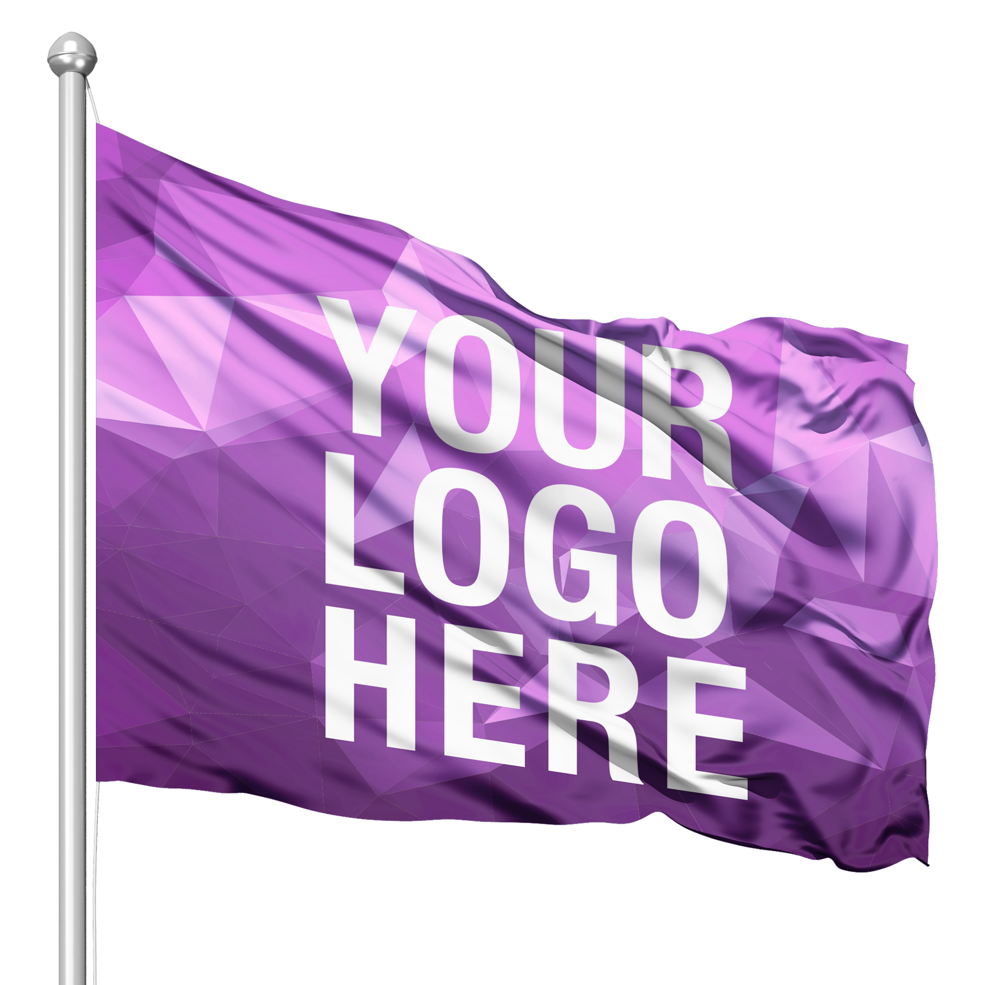 Premium Sublimated Single-Sided Flag - 3'x5' 8