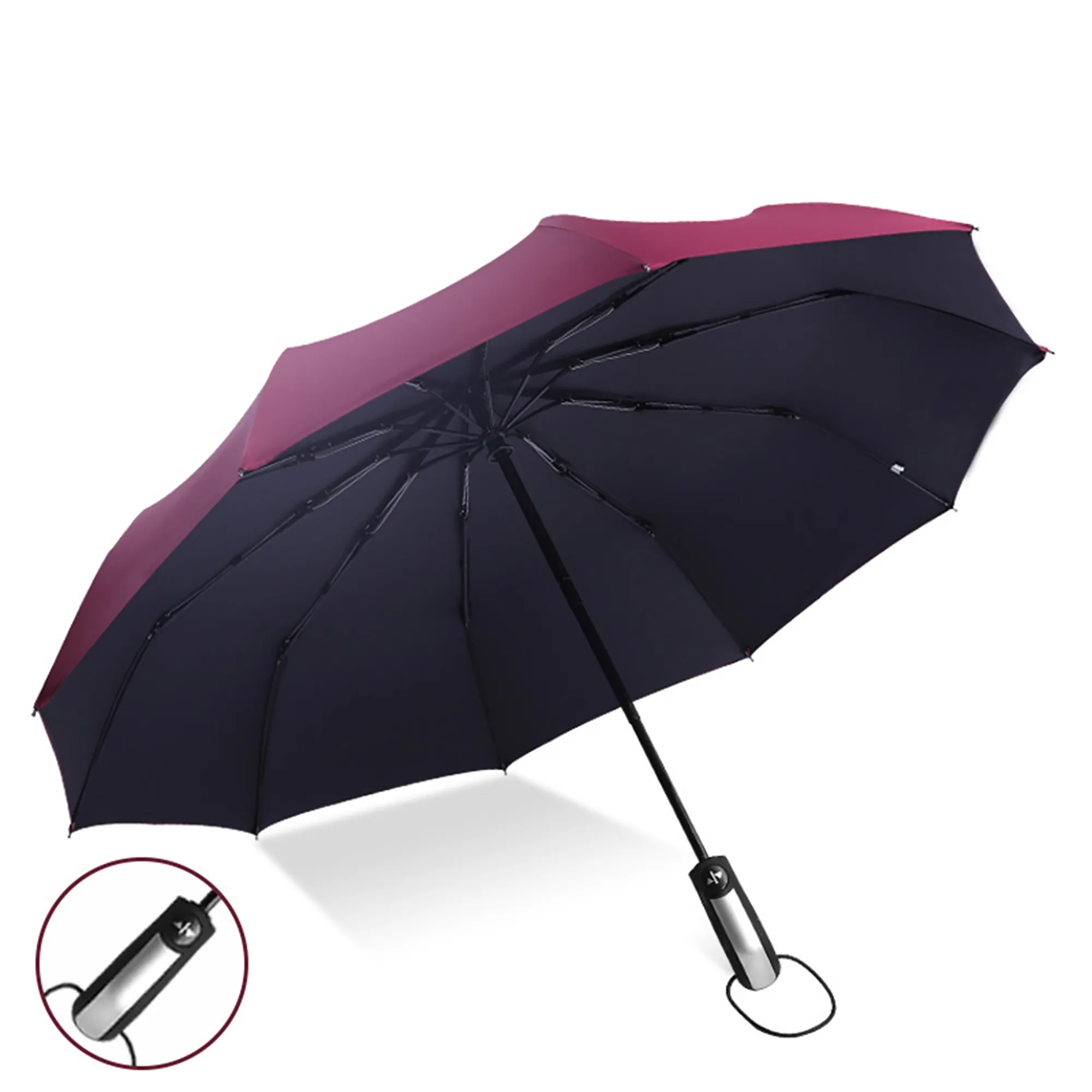 Automatic Folding Umbrella Color Splash Umbrella. 4