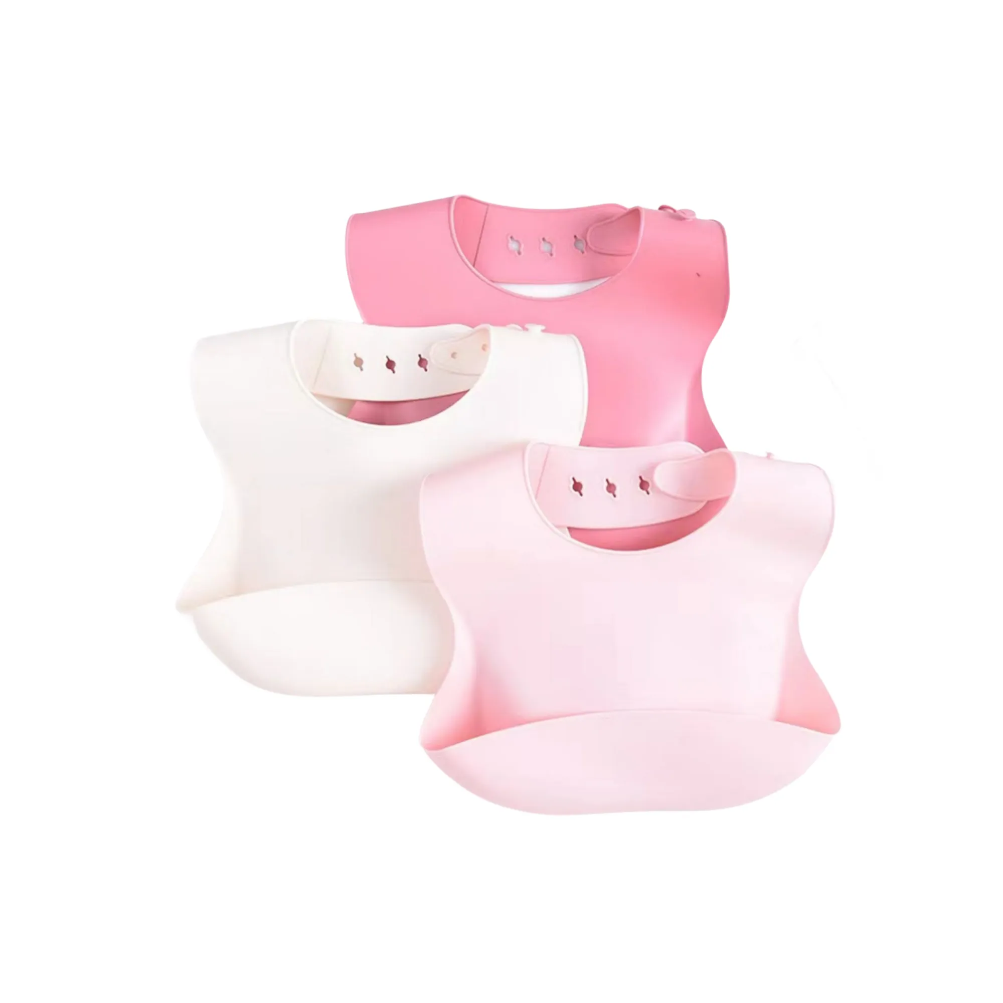 Pocket Silicone Baby Bib 4