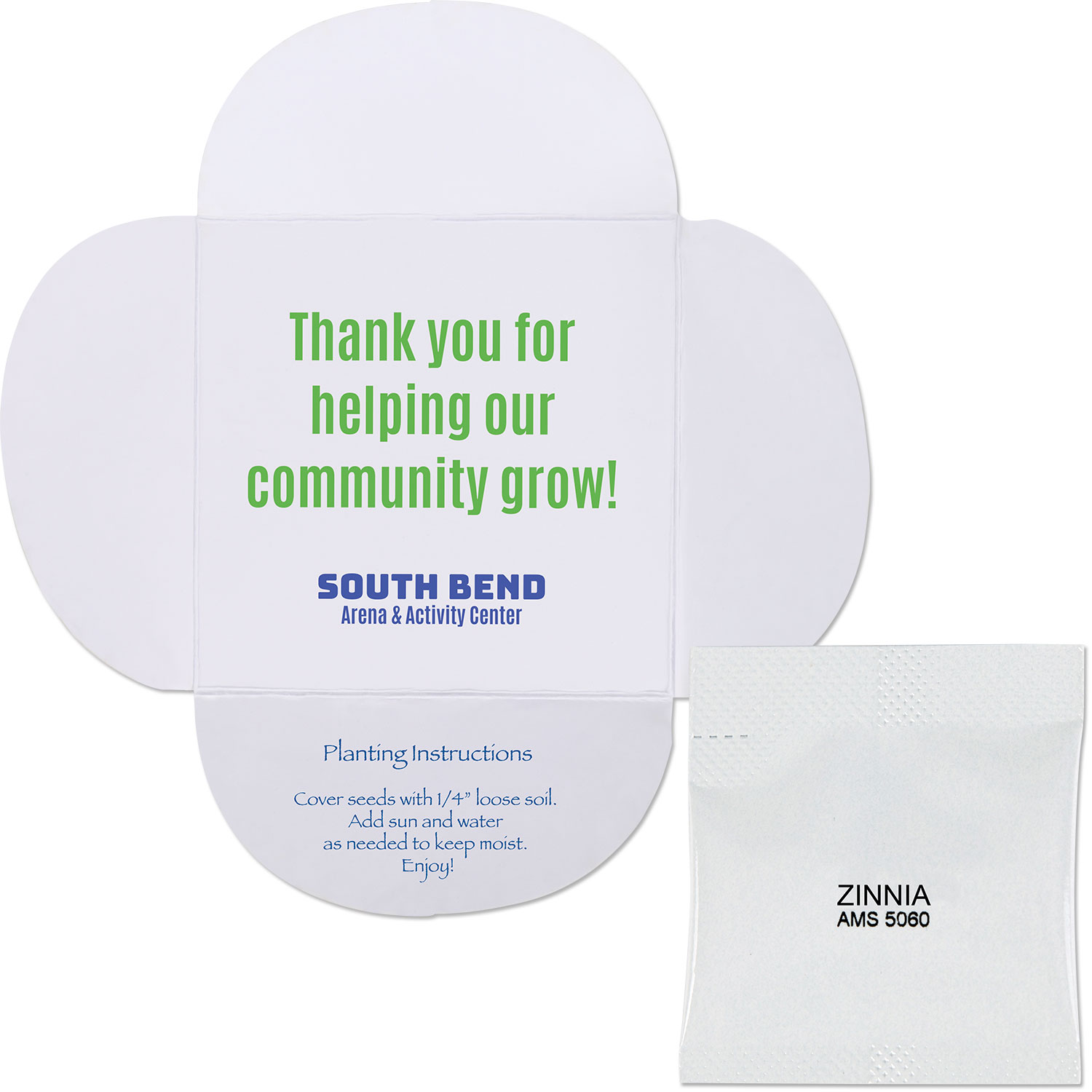 "Say it with Seeds" Envelope - Flowers 4