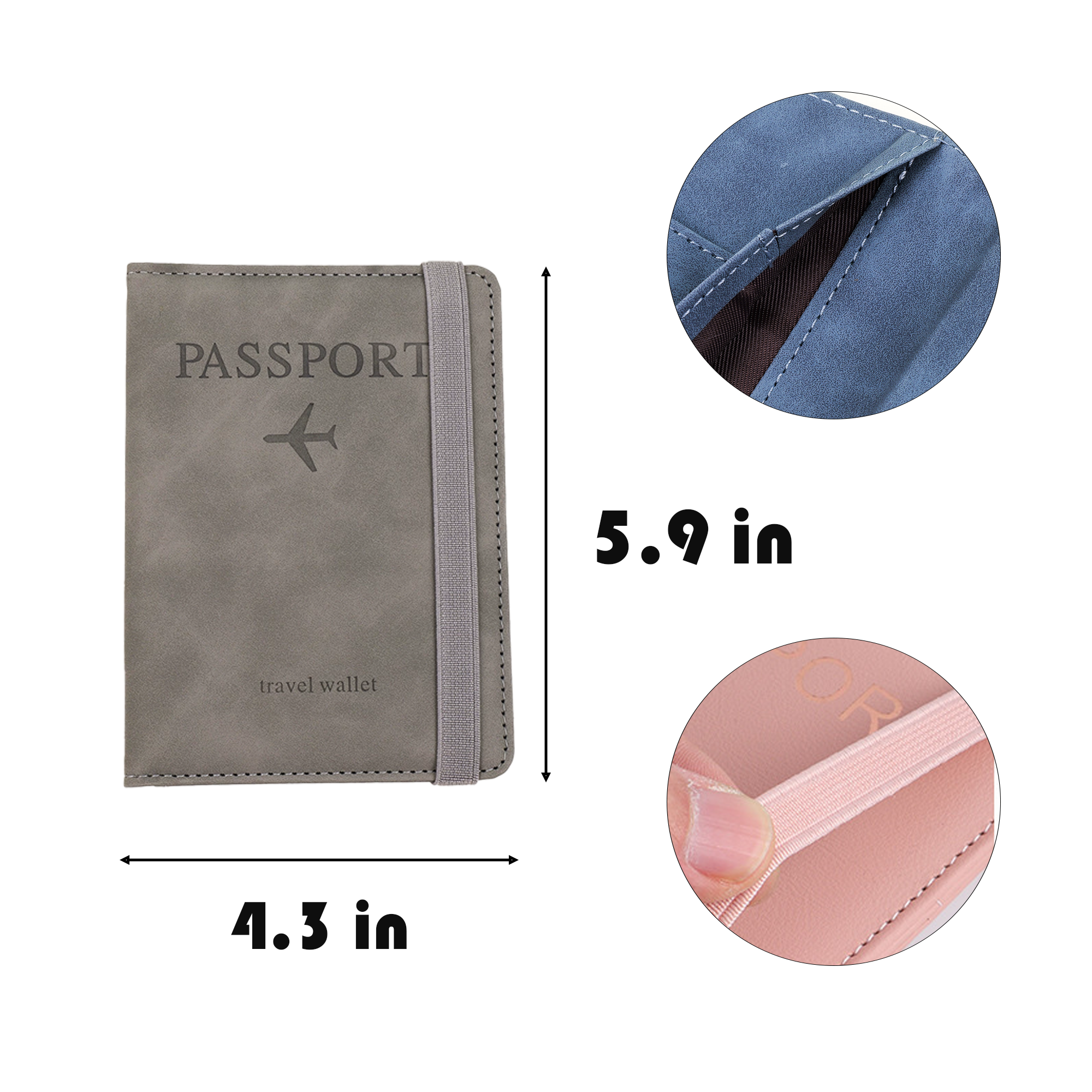 Premium Leather PU Passport Holder 5