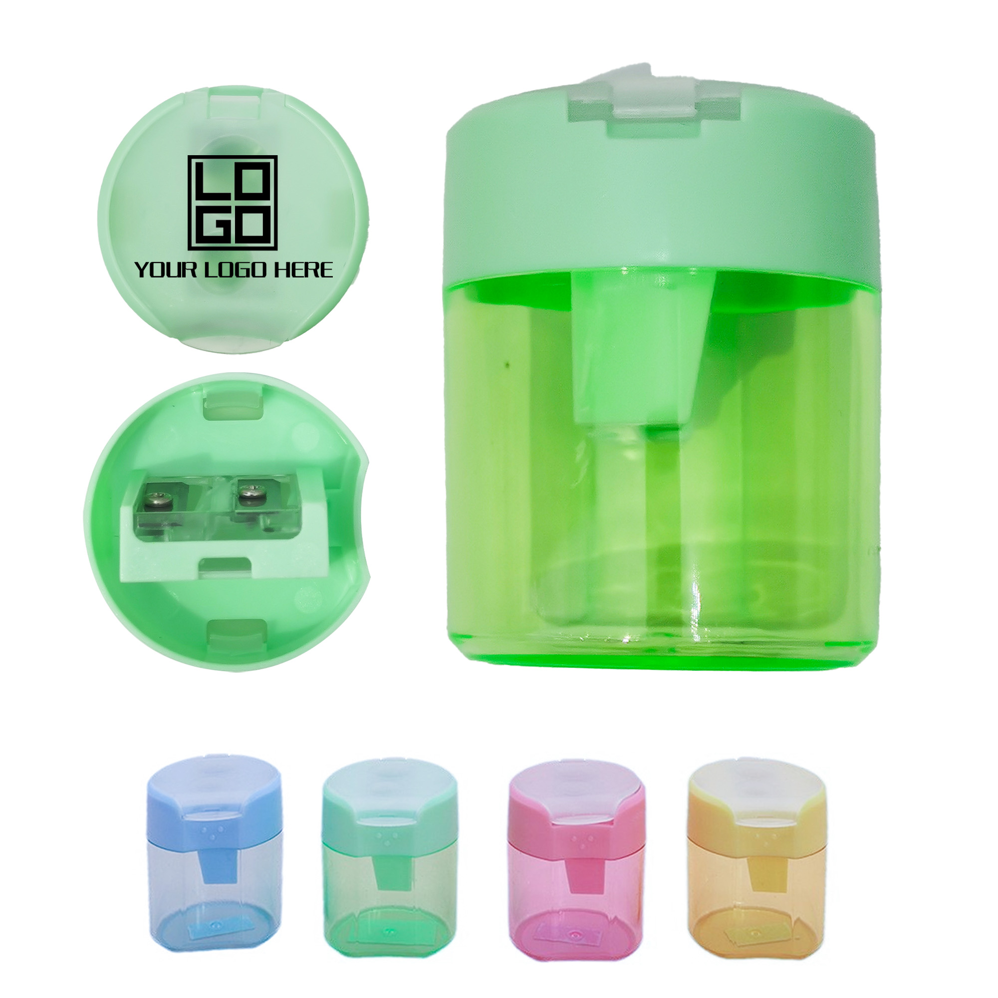 Manual Dual Holes Pencil Sharpeners 2