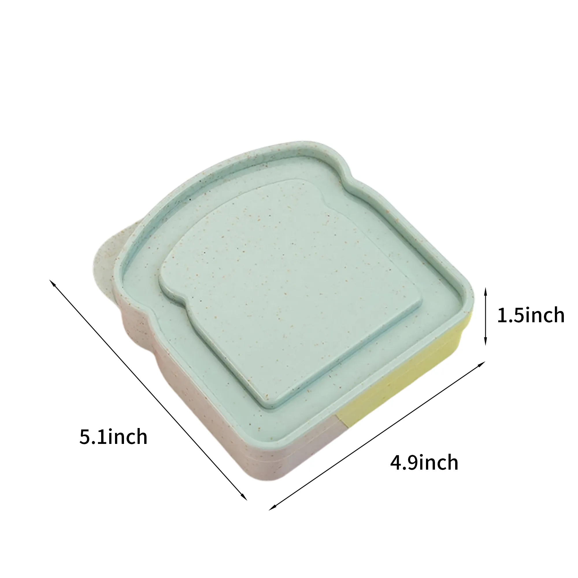 Custom Bread-Shaped Lunch Box for Fun Meal Storage 1