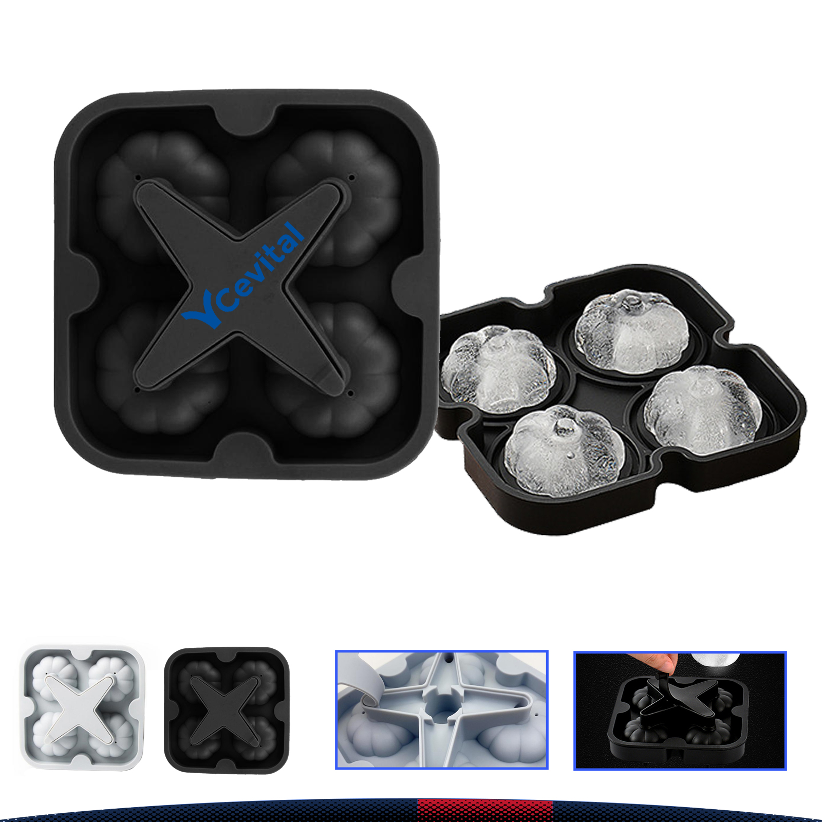 Pumpkin Ice Molds 3