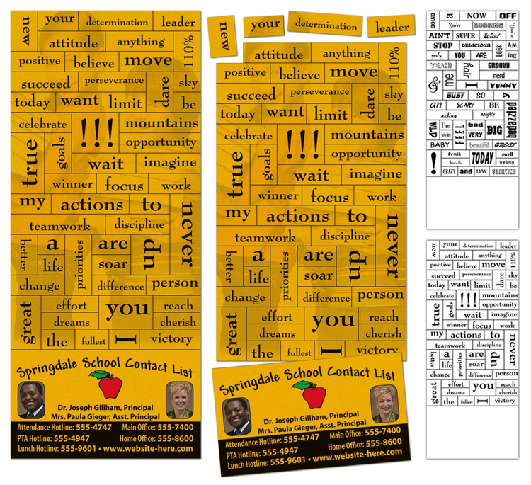 Magna-Phrase Magnet - 3.5X8.25 with Business Card Magnet 40 Mil Outdoor Safe 1