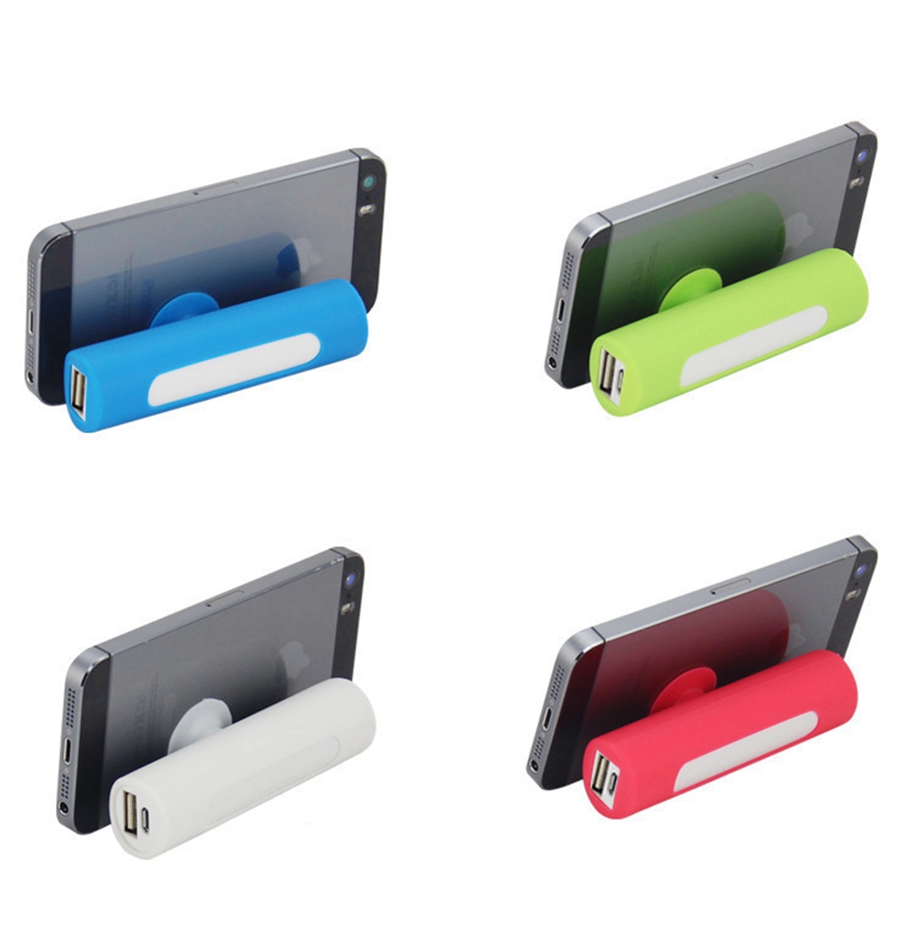 2000 mA Sucker phone stand power bank 7