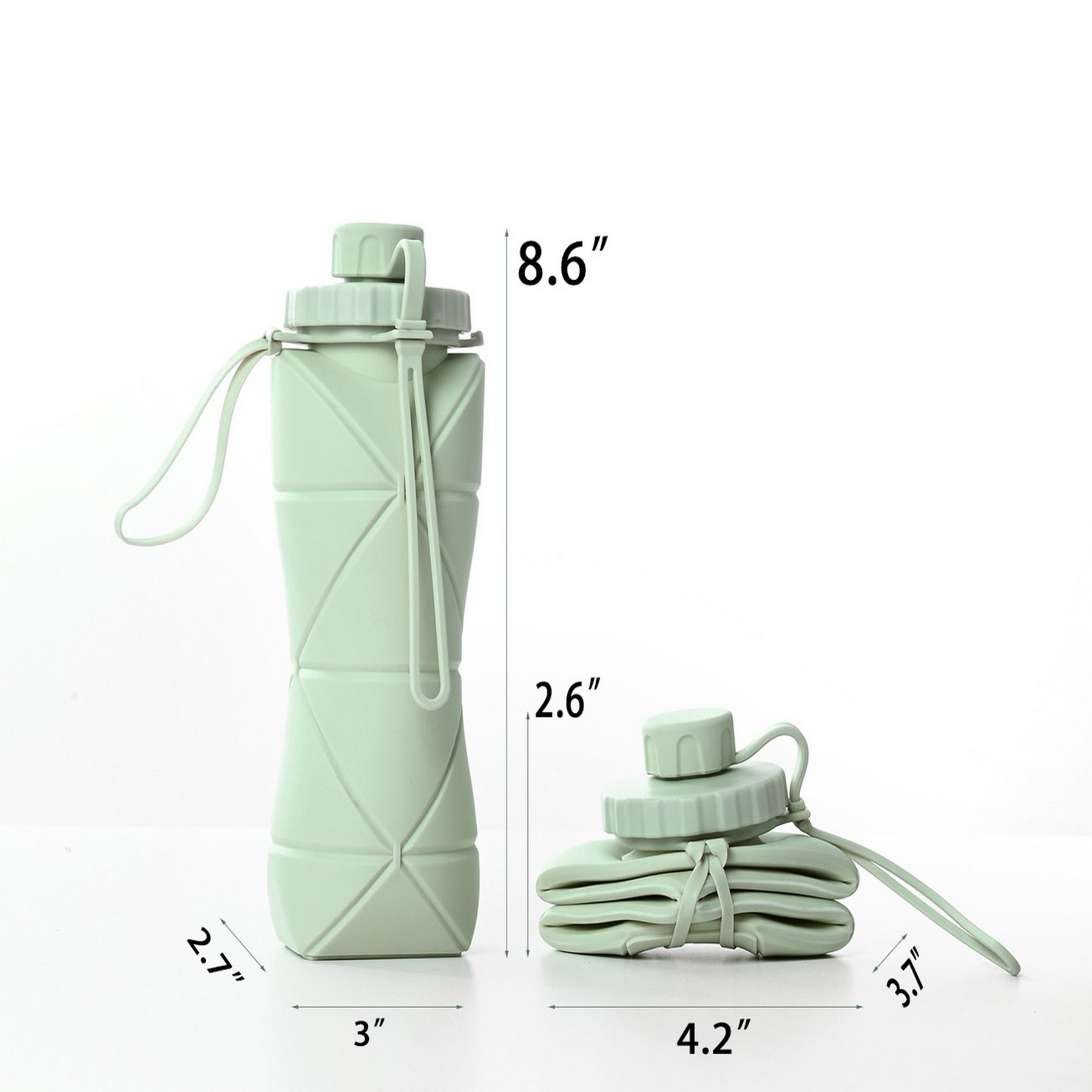 Collapsible Silicone Water Cup 20Oz 7