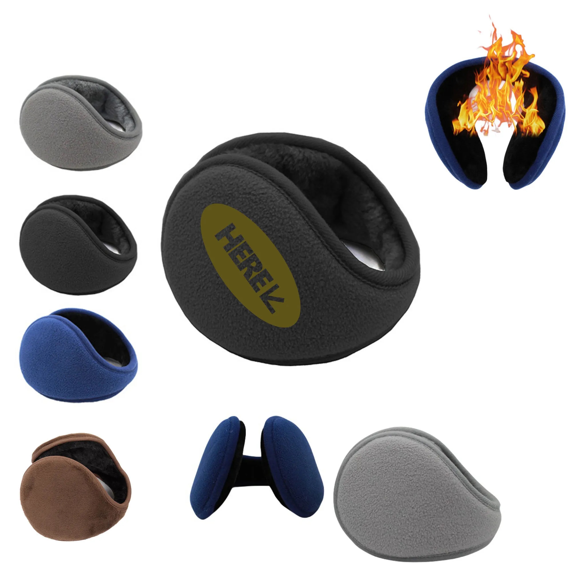 Foldable Fleece Warm Ear Muff 3