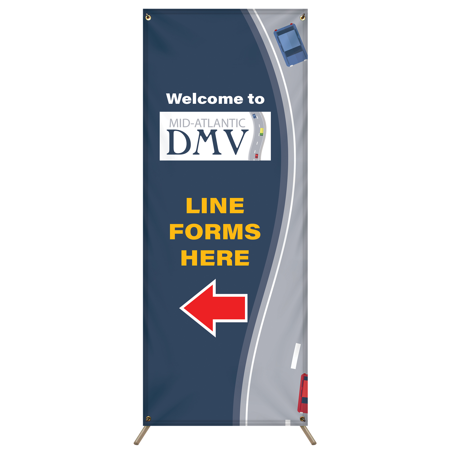 60" x 24" X-Banner Kit 2