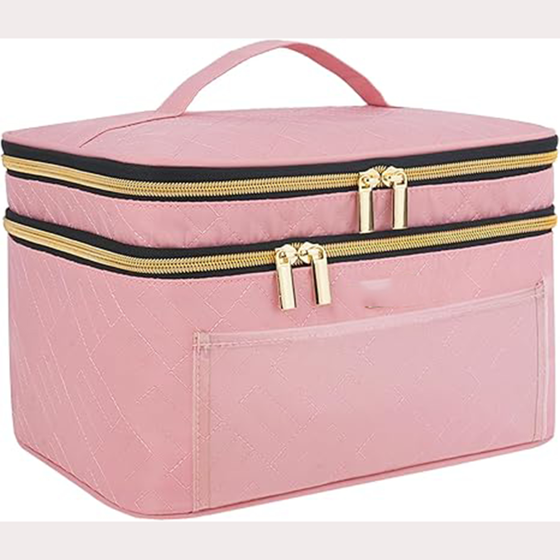 Double Layer Travel Makeup Bag Women 3