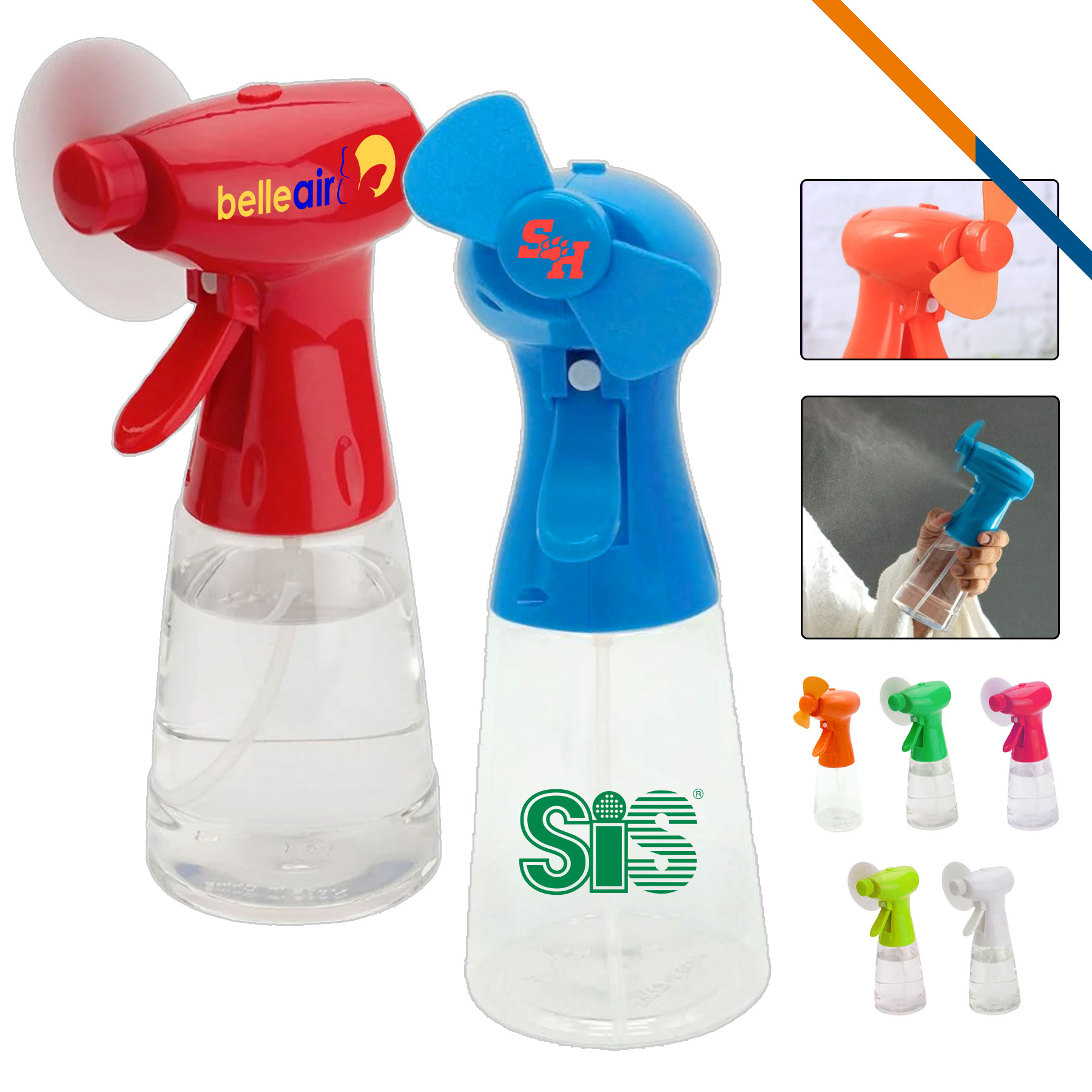 Tommie 2in1 Handheld Mist Fan 3