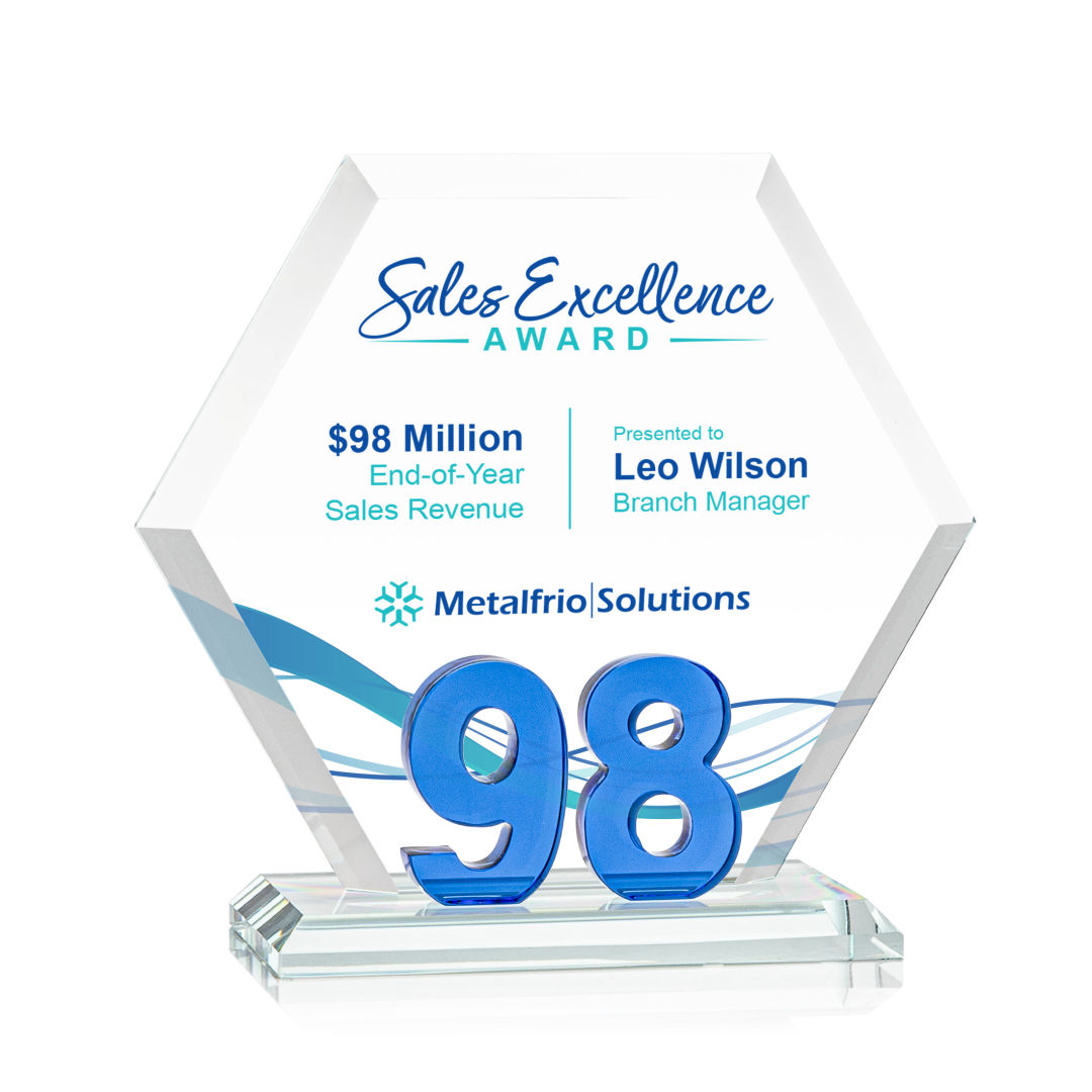 Riviera Milestone VividPrint™ Award - Blue 3