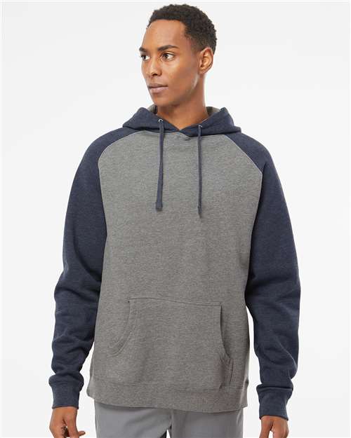 Unisex Raglan Hooded Sweatshirt - IND40RP 8