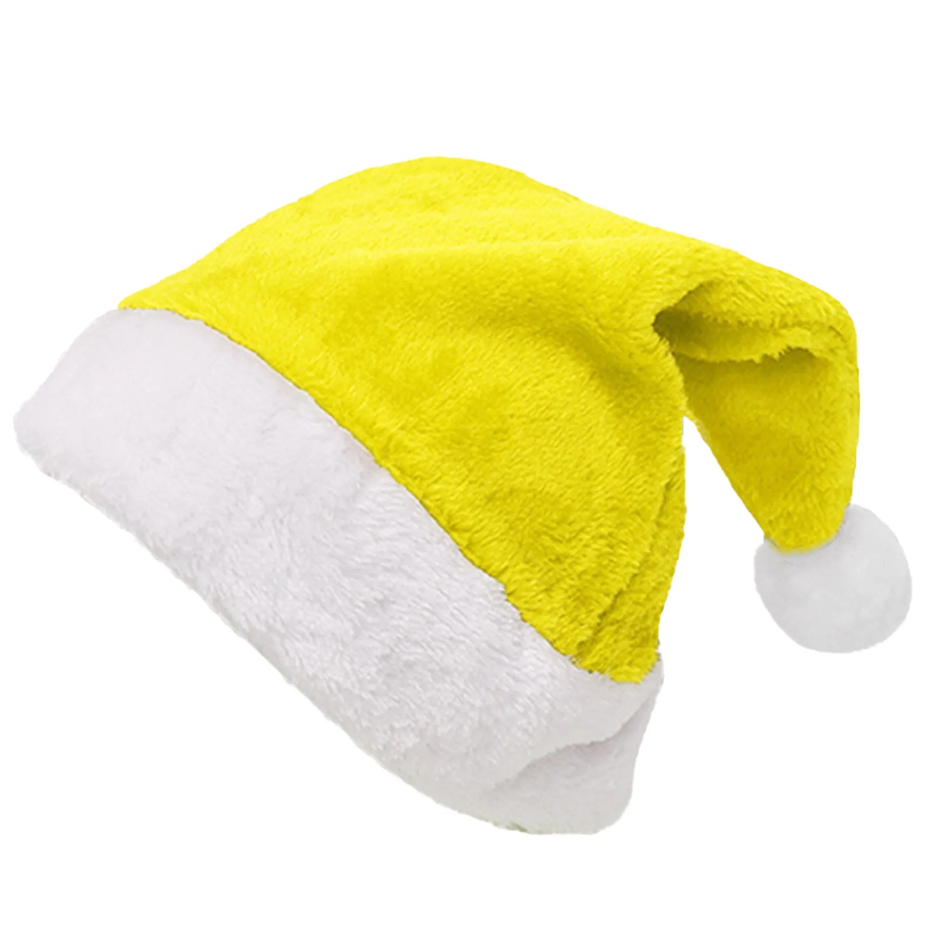 Christmas Santa Hat Colorful Adult Embroidered 6