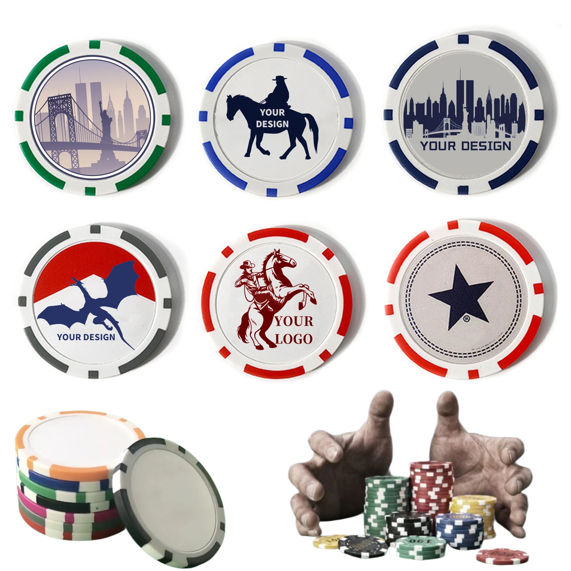 Casino Clay  souvenir Chips 3