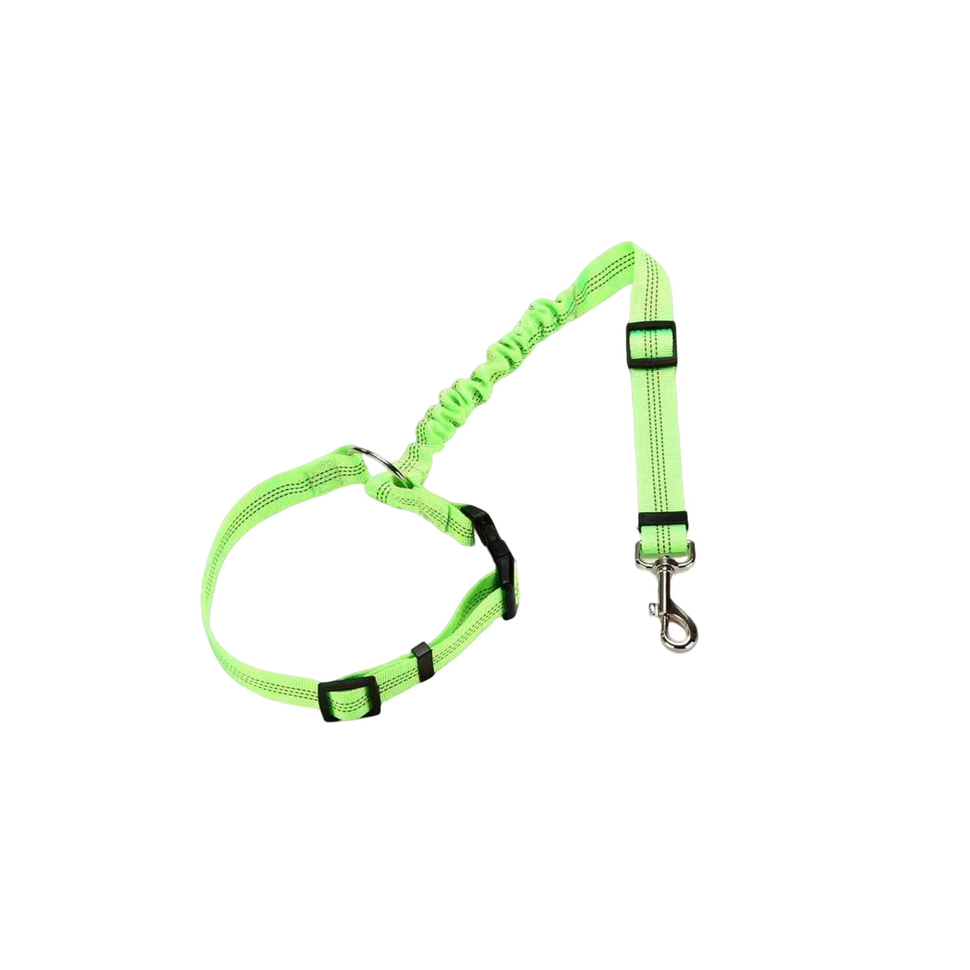 Adjustable Pet Vehicle Safety Tether With Bungee Cushioning 12