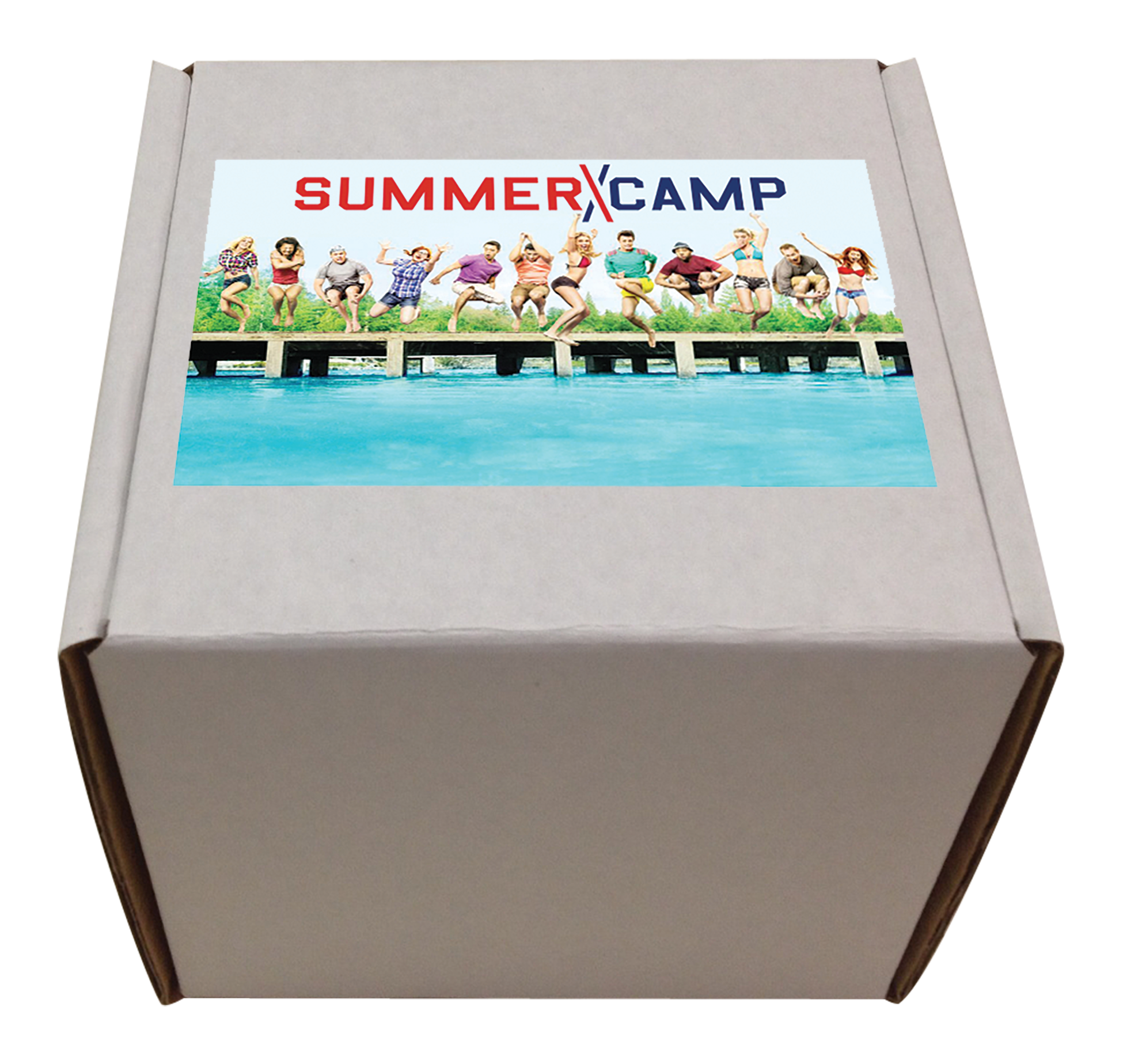 5" x 5" x 5" - B-Flute Outside Tuck Box 1