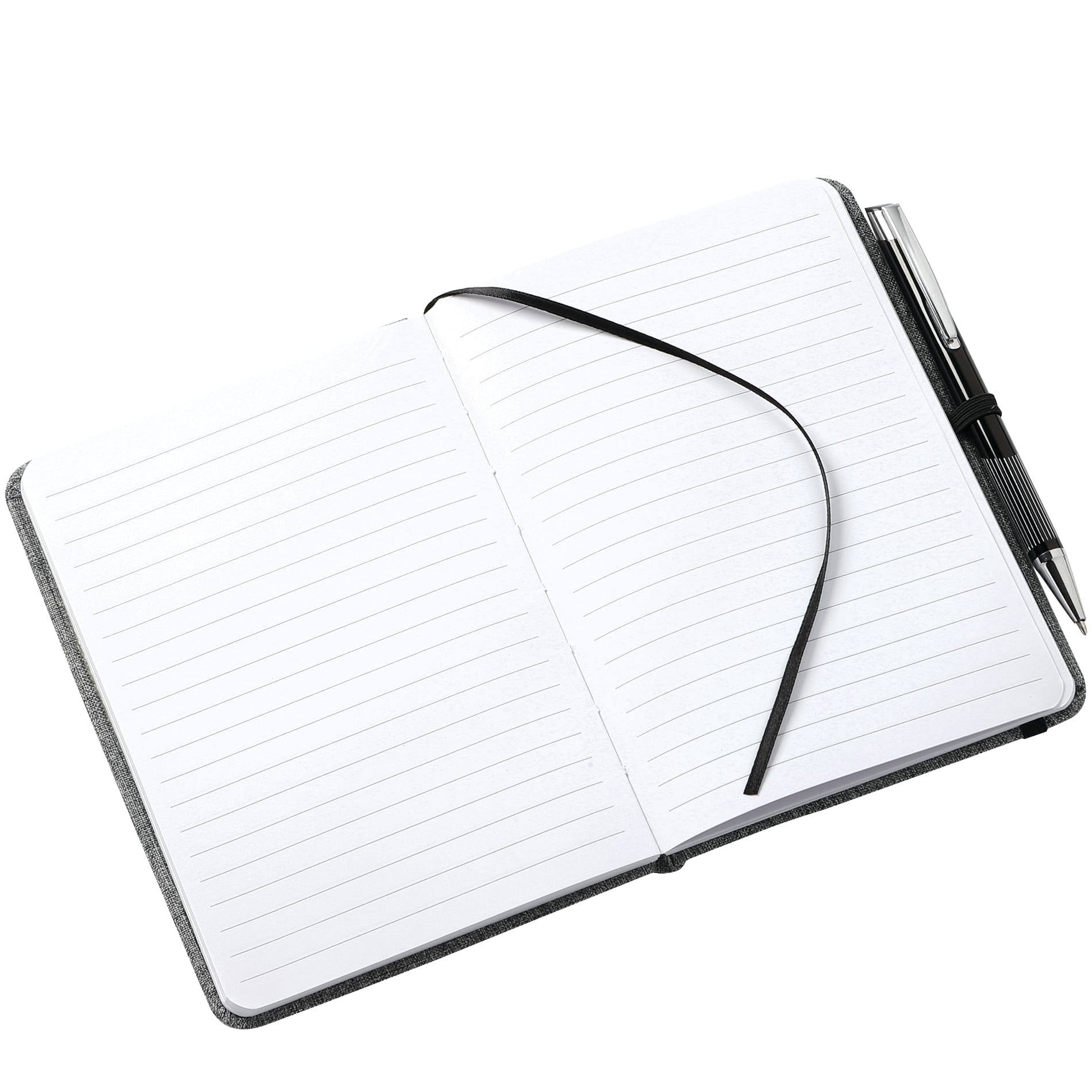 FSC® Mix 5" x 7" Heathered Bound Notebook 24