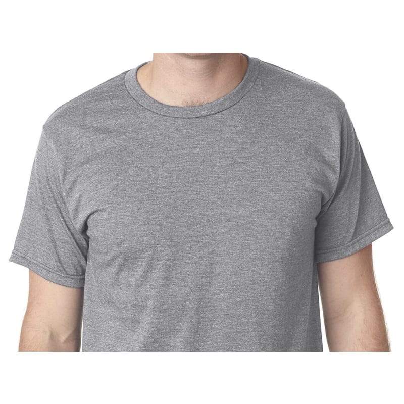 Bayside Adult Adult Heather Ring-Spun Jersey Tee 7