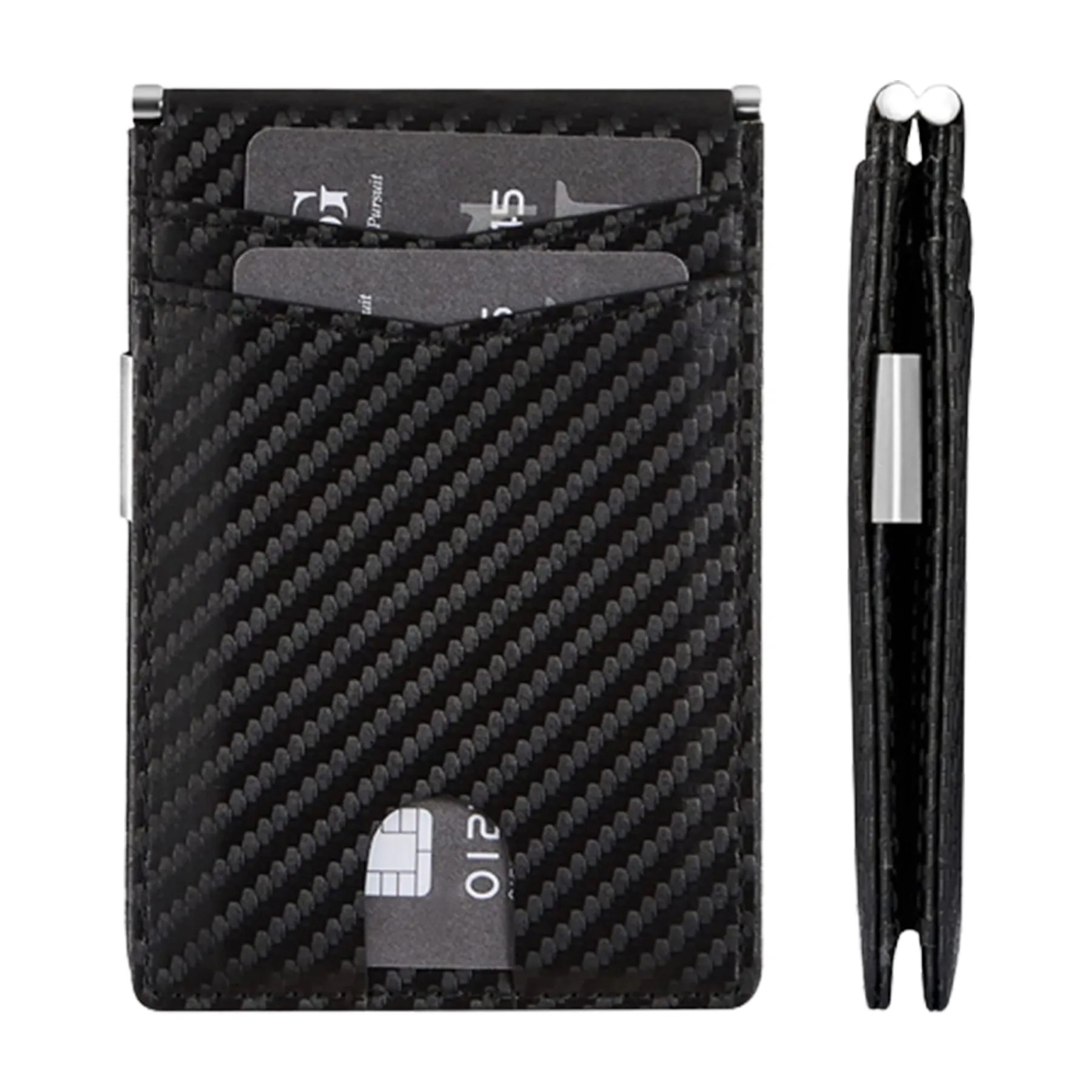 Carbon Fiber Card Holder W/ Rfid Blocking 2