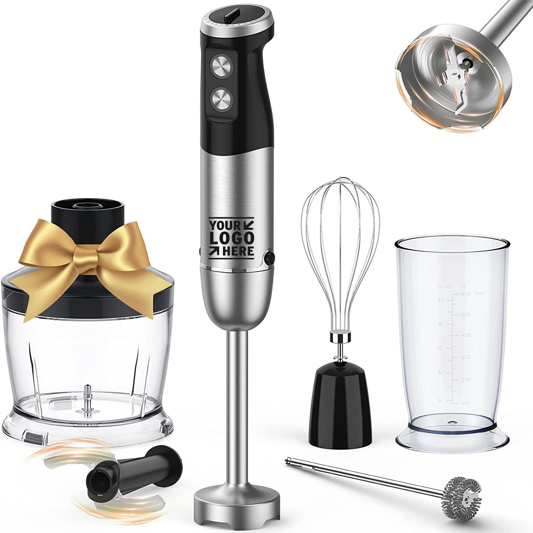 5-in-1 1000W 600ML 500ML Multifunctional Immersion Hand Blender 2