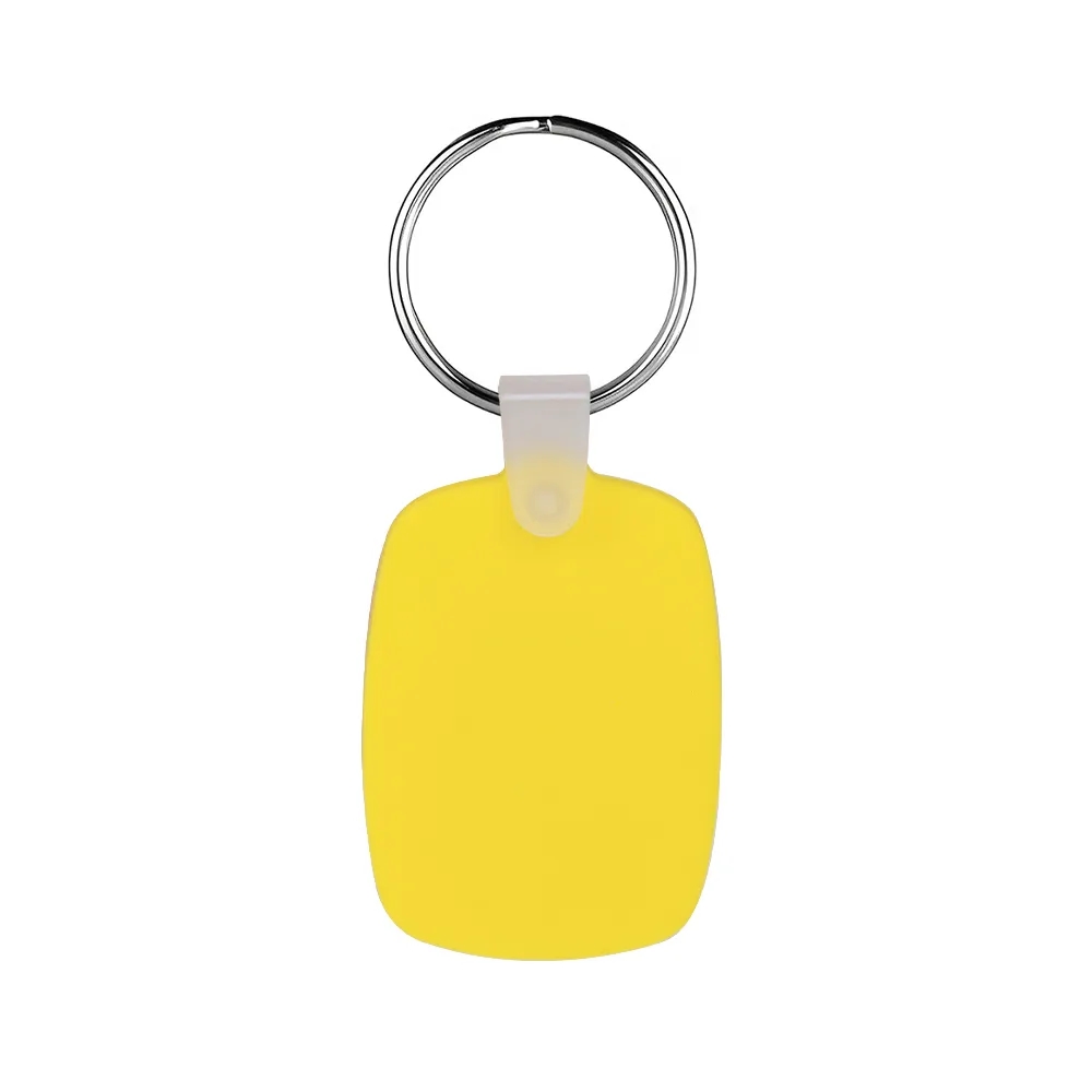 Oval Shaped Silicone Keychain 34