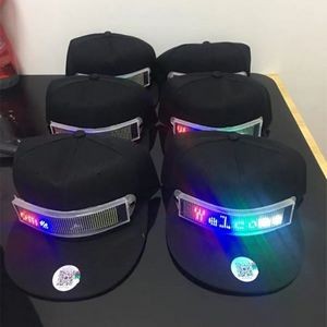 Display BT Adjustable Cool Led Hat 4