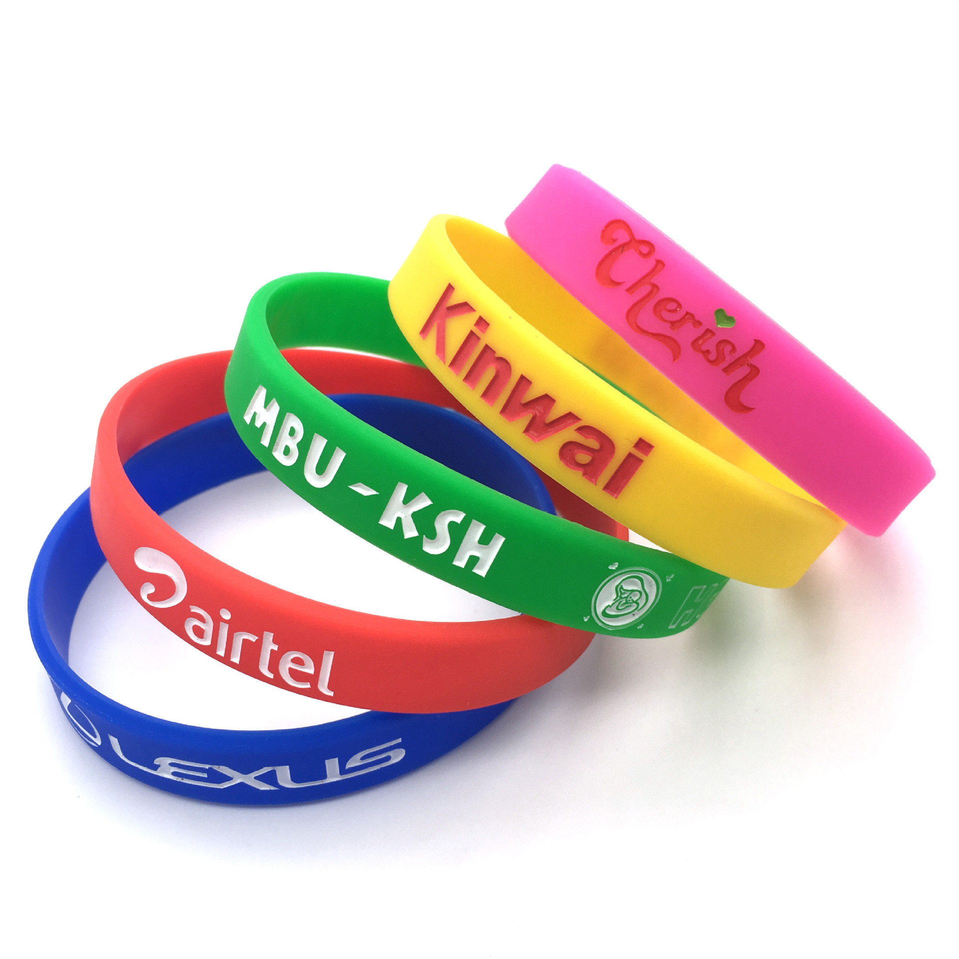 Custom Debossed Silicone Bracelet 1