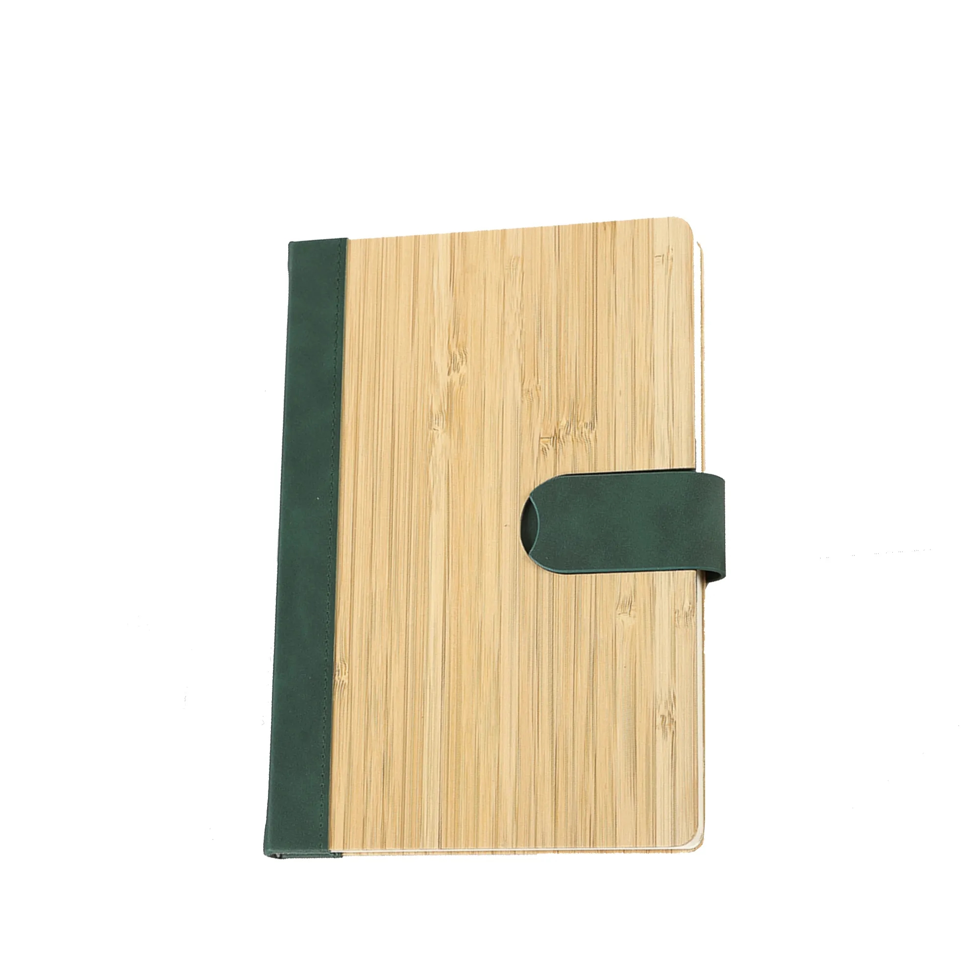 200Pages A5 Bamboo Lined Journal Notebook Magnetic Buckle 7