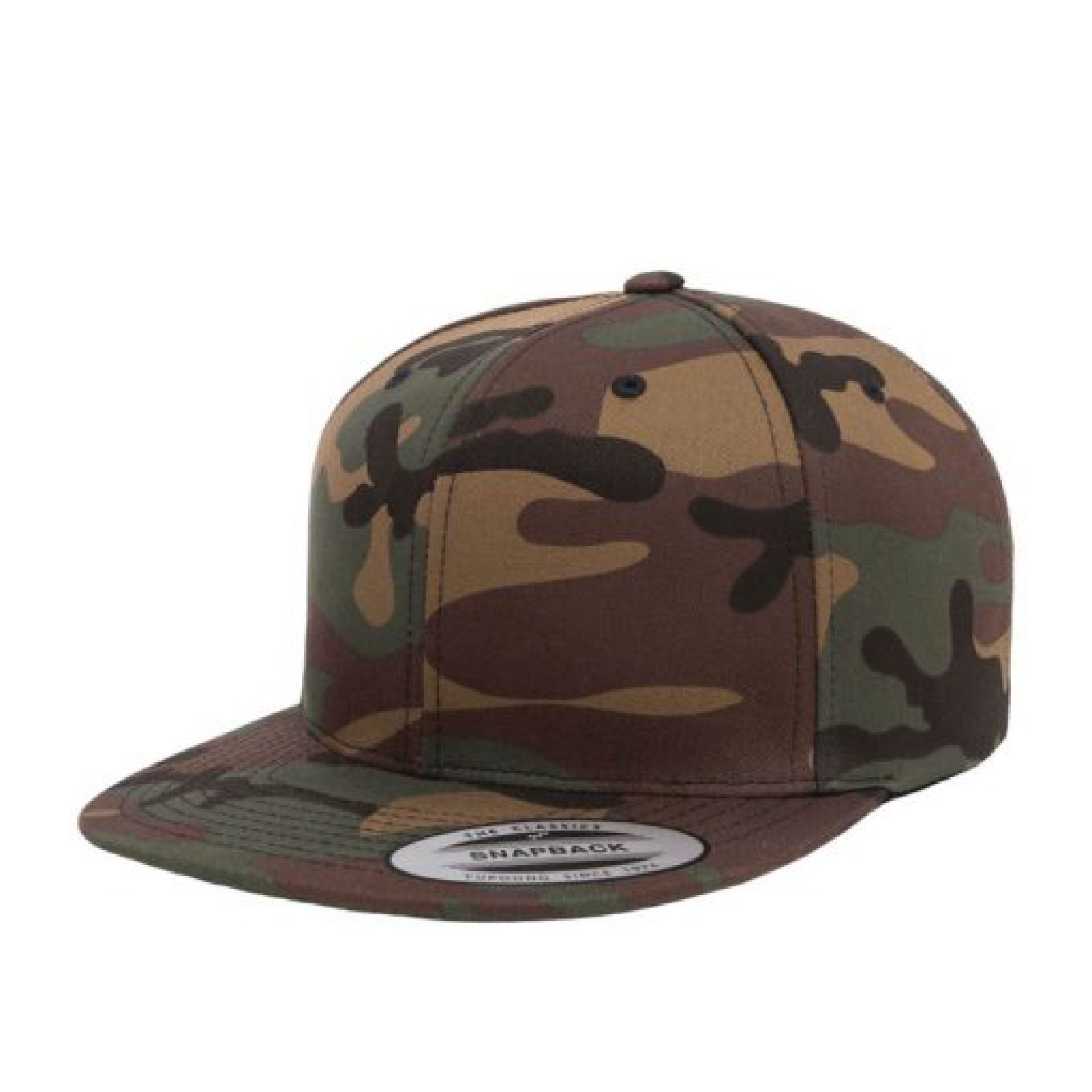 Yupoong 6089M YP Classics Premium Flat Bill Snapback Hat with Embroidery 4