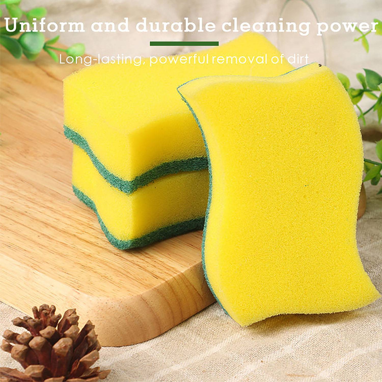 S Shaped Non Scratch Kitchen Cleaning Sponges 12