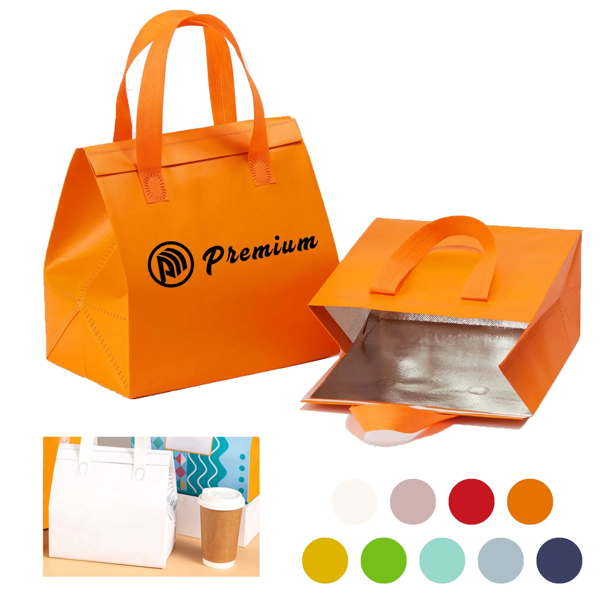 Colorful Reusable Lunch Tote 6