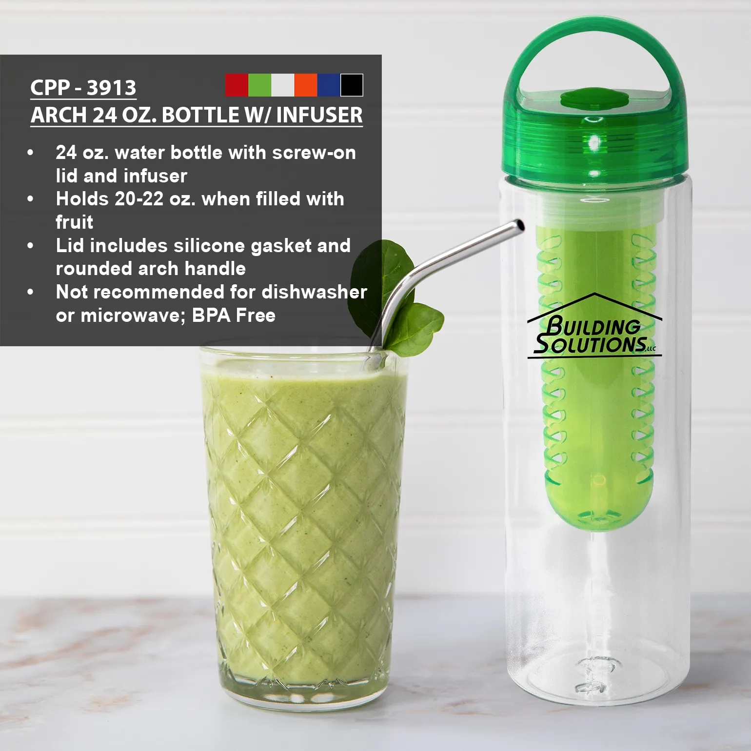 Arch 24 oz. Bottle With Infuser 3