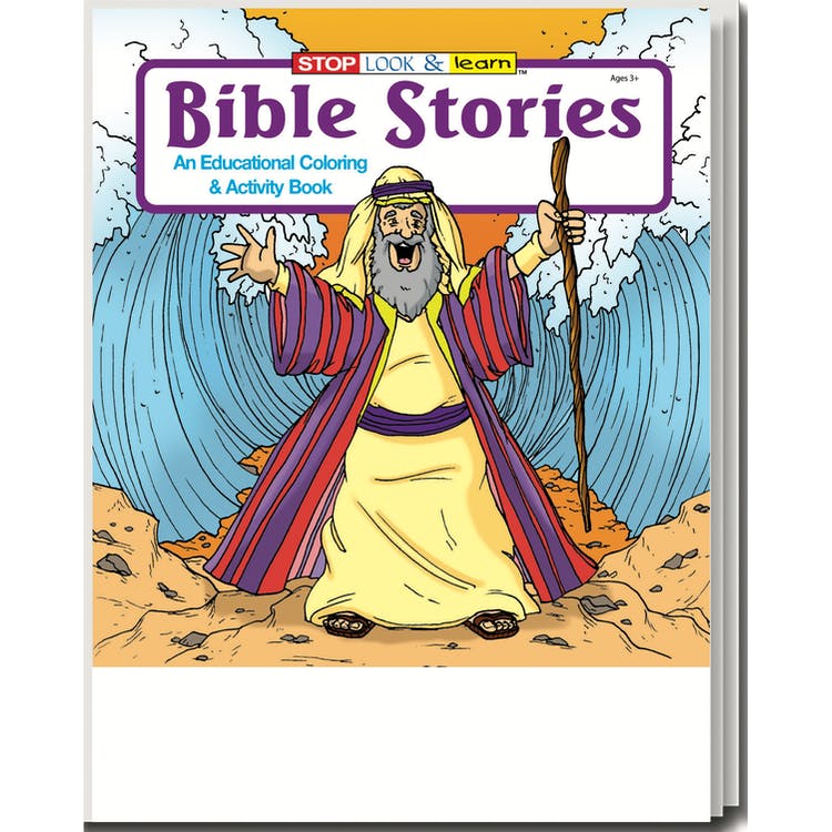 Bible Stories Coloring Books - Ages 3-9 16 Pages 2