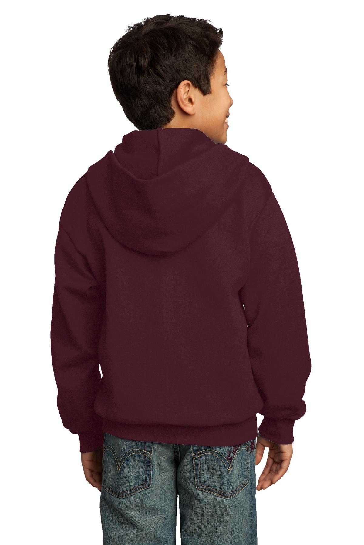 Port & Company® Youth Core Fleece Full-Zip Hooded Sweatshirt 64
