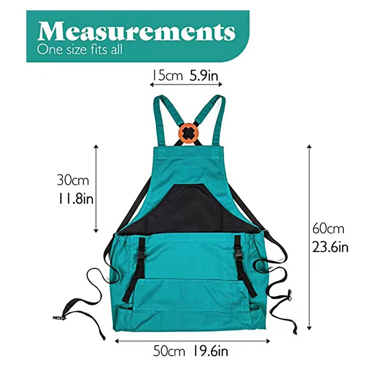Gardening Apron with Pockets 5
