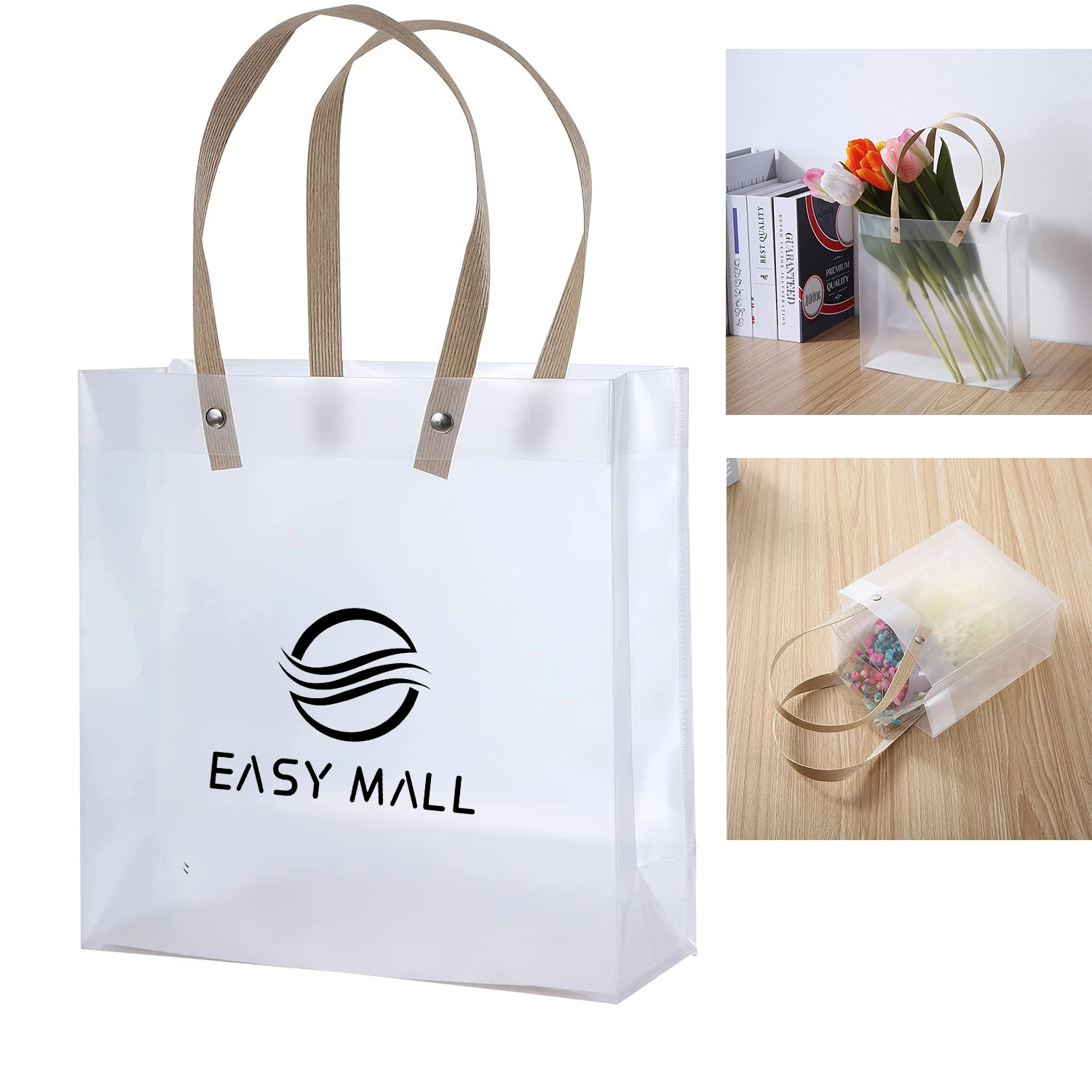 Plastic Matte Gift Bag w/ Handle 2