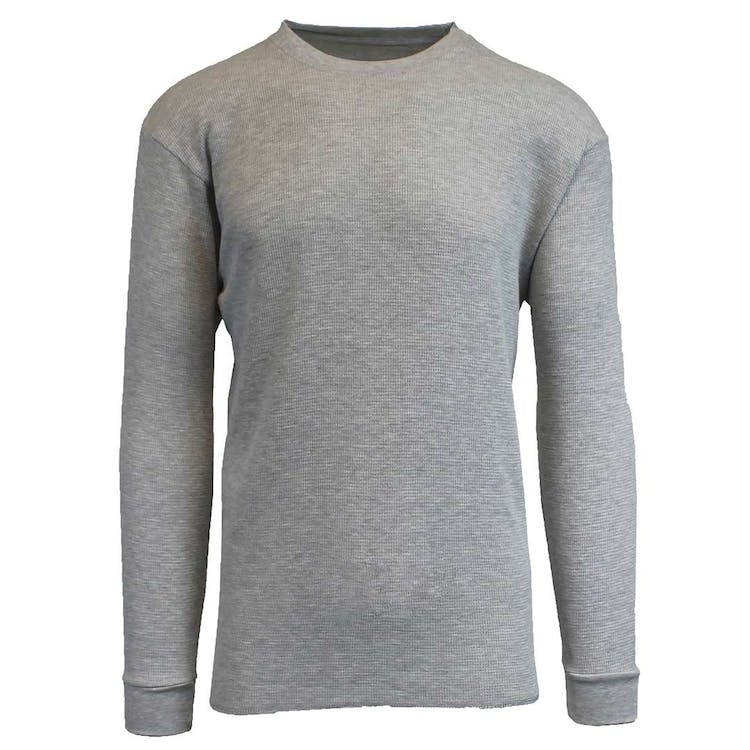 Men's Heavyweight Thermal Shirts - Heather Gray S-2X 1