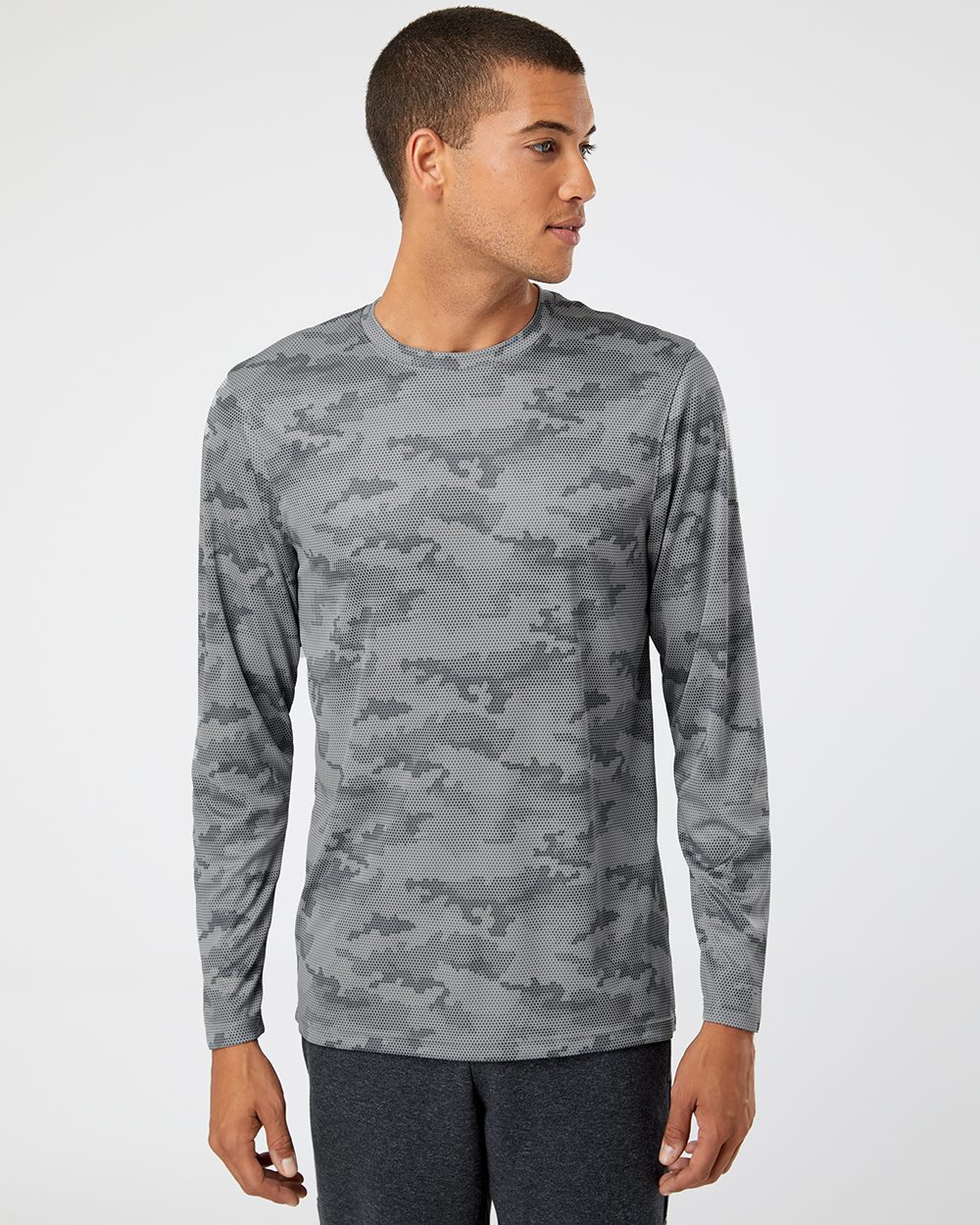Unisex Pompano Performance Camo Long Sleeve T-Shirt - 217 29